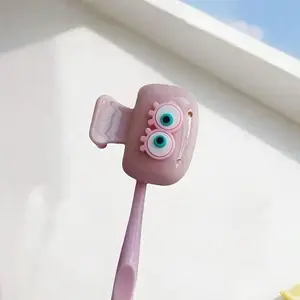 Eye-Shaped Toothbrush Holder, Portable Travel Toothbrush Case, Dust-Proof Design, Toothbrush Holder With Cover, Covered Toothbrush Holder, Ideal Gift for Friends & Travelers, Toothbrush Storage, Toothbrush Protector