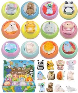 Bath Bombs for Kids with Surprise Inside,12-Pack Natural Organic Kids Bath Bombs with Endangered Animals Toys.