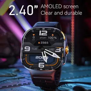 Smartwatch, 2.4-inch high-end luxury watch, card-insertable wireless calling/dialing, dual systems, multiple exercise modes, incoming call reminder and rejection, text message reminder, message reminder, various APP reminders, multi-functional display, hi
