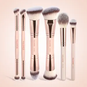 Dual-ended Makeup Brush Set, Professional Premium Synthetic Brush Set, Face Brush Set, Beauty Duo Brush, Soft Makeup Brushes, Multifunctional Makeup Brushes, Foundation Brush Loose Powder Brush Blush Brush Concealer Brush, Soft Cosmetic Brushes