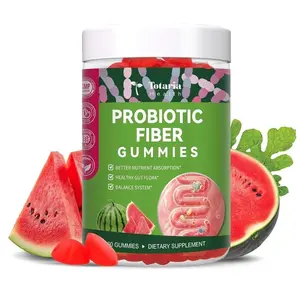 9-in-1 Probiotic Prebiotic Fiber Gummies for Adults & Teens, Sugar-free Fiber Supplement with Psyllium Husk, FOS, Inulin, ACV & 5 Billion CFU Bacillus Coagulans for Digestion & Gut, 60 Vegan Gummies