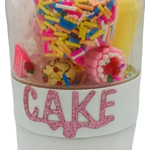 Cake Slime Kit - Sensory Fun with Moldable Butter Slime & Cake-Themed Add-Ins