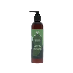 As I Am Rosemary Leave-In Conditioner - 8 fl oz for All Hair Types with Pump Dispenser