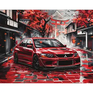Red Fury  Mitsubishi Lancer Evo Through Kyoto