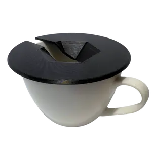 Coffee Mug Splash Guard Screen – Compatible with Keurig and Single-Serve Brewing Machines by 1058 Design