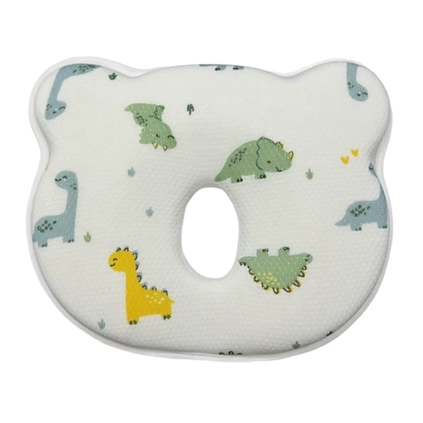 Memory Foam Baby Pillow, Convenient Cute Bear Shape Pillow, Comfortable and Soft, for Boys and Girls, Preventing Flat Head