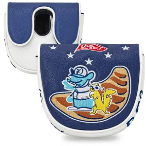 Fun Desert Mouse Golf Club Head Cover, Exquisite Embroidery Putter Cover, Suitable for Outdoor Enthusiasts, Unisex Golf Club Protector, Golf Accessories
