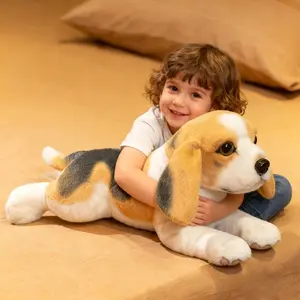 Plush Dog Stuffed Animal Toy, Soft Fluffy Plushie, Spotted Dog/royal King/mixgrau/rottweiler, Kids Birthday Gift, Graduation Present