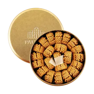 Paul Kei Macau Butter Cookies Coffee Flavor 198g - Authentic Macau Snack, Popular Hong Kong Style Biscuit, Perfect Gift