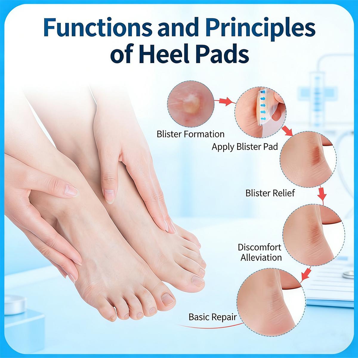 20 PCS Hydrocolloid Bandages for Feet, Blister Cushions Pads for Prevention Recovery, Water Resistant Adhesive Bandages for Heel, Toes, Daily & Travel Essentials (Variety Sizes) 20 PCS Hydrocolloid Bandages for Feet, Blister Cushions Pads for Prevention Recovery, Water Resistant Adhesive Bandages for Heel, Toes, Daily & Travel Essentials (Variety Sizes)