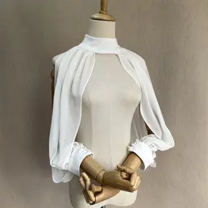 Chiffon Detachable Sleeves, Fairy Sleeves, Bridal Sleeves, Wedding Dress/Prom Dress Sleeves, Short Shawl, Dress Overall