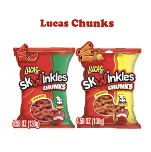 Lucas Skwinkles Chunk Watermelon Or Mango Flavored Hot Spicy Candy With Chamoy Filling Snack Fruity 130g