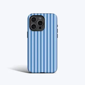 LITTLE BLUE STRIPES Phone Case | Blue Pink Stripe Print, For Samsung S25 24 23 iPhone 17 Air 16 Plus 15 pro max case 14, 13 Promax cases, 12, 11 High-Quality Must-Have with | Can Be Placed in Phone Holder Car | unique Gift idea Mixedcolor