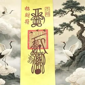 Taoist Money Drawing Talisman for Wealth Attraction
