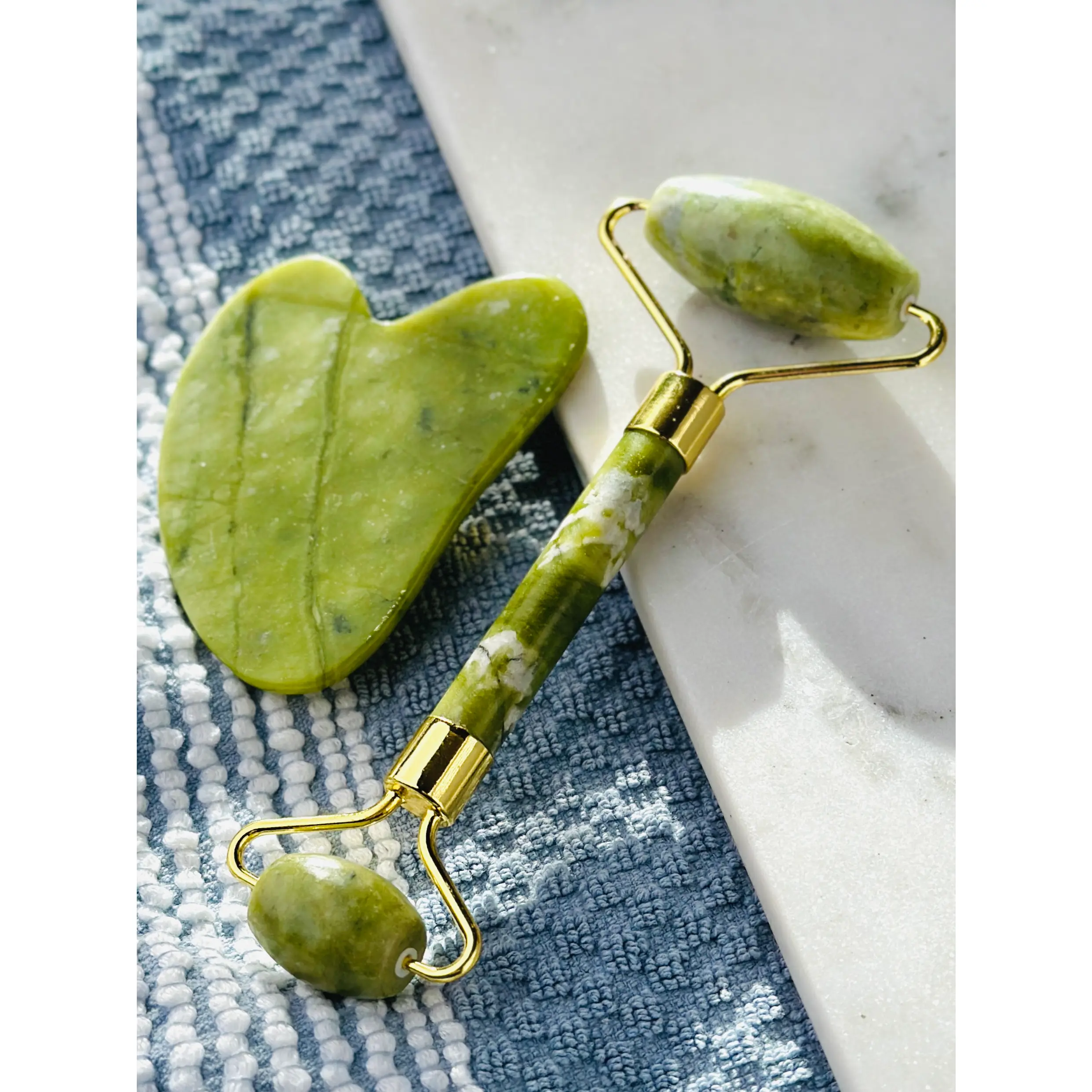 Jade Roller & Gua Sha Set