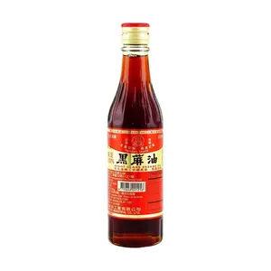 CHIN JUN I 100% Pure Black Sesame Oil - Taiwanese Cooking Oil for Stir-Frying & Salad Dressing - 280g