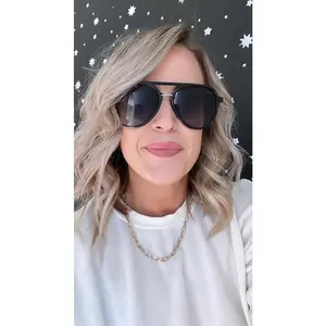 Earhart Black Sunglasses by DAX Eyewear