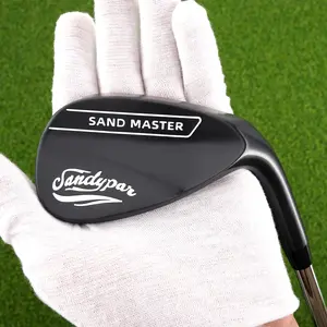 WUDAY Sand Master Tour Satin Golf Wedge Set (52°, 56°, 60°) – Right Hand, Low CG, Stepped Steel Shaft, Matte CNC Milled Face, Anti-Slip Rubber Grip – Gap, Sand, & Lob Wedge Accessories Matte Laser Logo Sand Wedge
