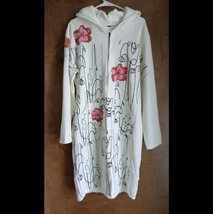 Expressionist Flower Dress Hoodie