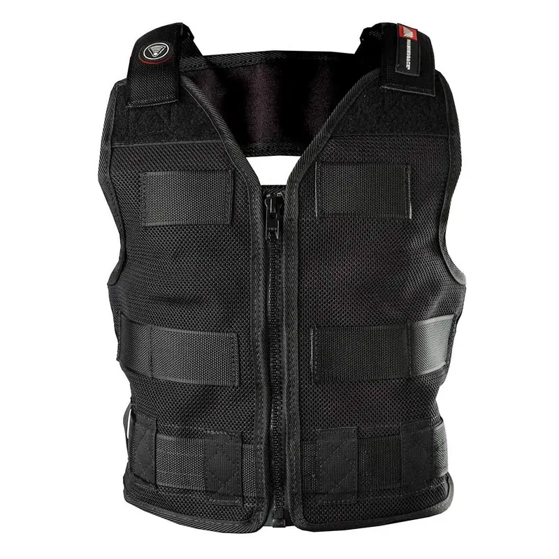 701 Diamondback Heavy-Duty Nylon Mesh Tool Vest for Adults - Adjustable Size Carpentry Tool Organizer with Heavy-Duty Elastic, Harness-Ready Fit, Shock Absorbers, Even Load Spread, Cool All-Day Wear & Emergency Info Link