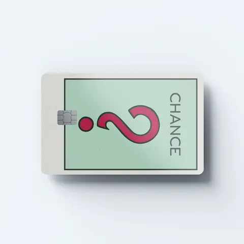 Chance Credit/Debit Card Cover/Skin Chance Card
