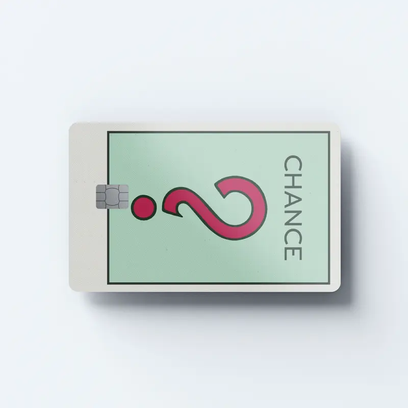 Chance Credit/Debit Card Cover/Skin Chance Card