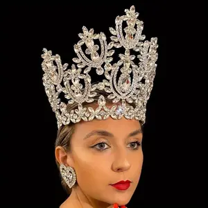 Large Crown Premium Bridal Luxury Crown Beauty Jewelry crown