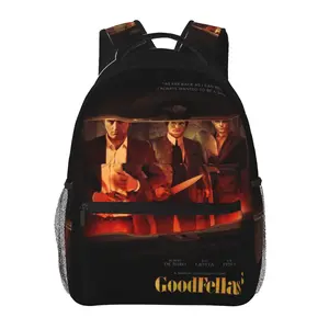 Funny Goodfellas Backpack Large capacity good fellas daily commuter bag for Outdoor Hiking Business Anime Cartoon Casual goodfella Business laptop Daypack  Unisex Gifts for Men Women