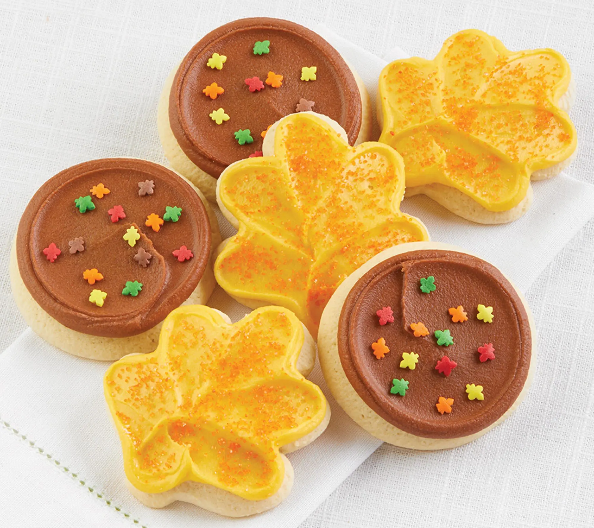 Cheryl's 24 Piece Frosted Fall Cutout Cookie Cheryl's 24 Piece Frosted Fall Cutout Cookie