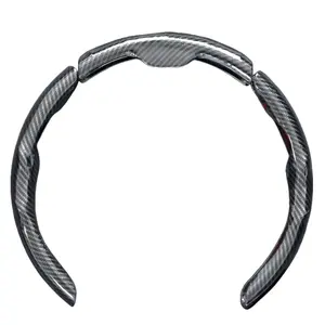 Laser Carbon steering wheel cover Universal Fit Quick Turn Non- Slip Grip Ultra-Thin Design Quick Install for All-Season Use New Quick Turn Non- Slip Design Ultra-Thin Universal Grip Cover car accessories