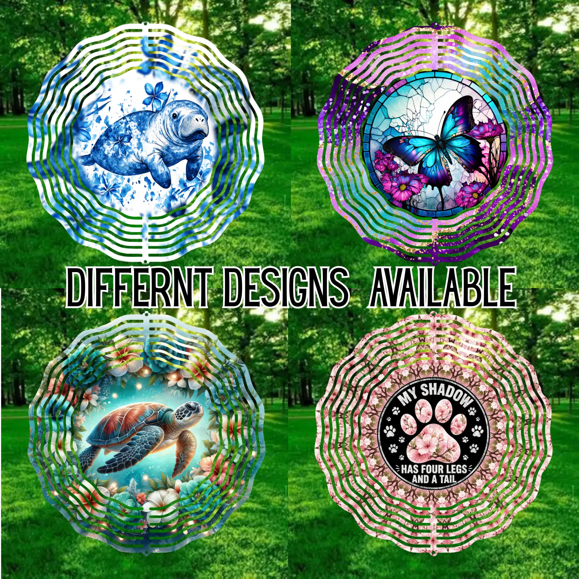 Wind Spinners-10 Inch Aluminum
