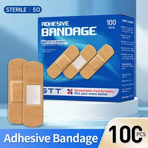 200pcs/2boxes Waterproof Breathable Adhesive Bandages for Fast Wound Healing – Flexible Sterile Bandage Strips for Daily Protection