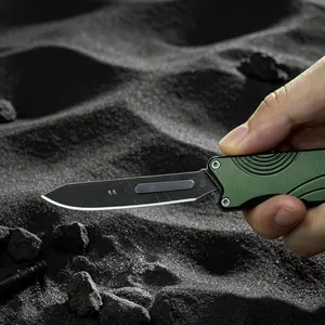 Replace the blade set; purchase blades and receive a non-slip folding pocket knife. Outdoor EDC portable unboxing and paper-cutting tool