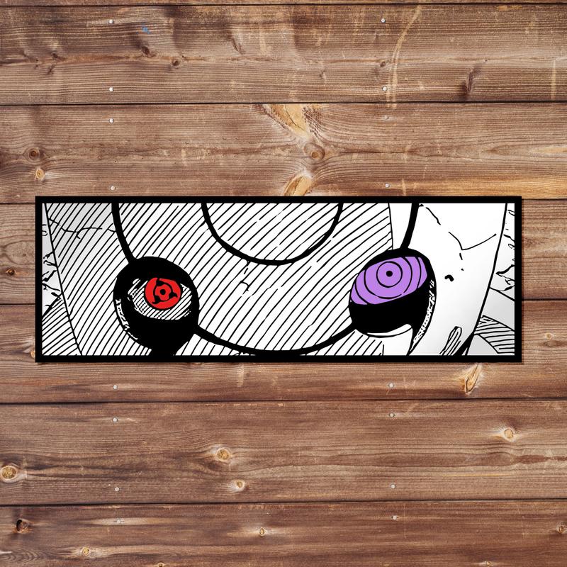 Obito Vinyl Sticker Pack - Handmade JDM Slapper Sticker for Waterproof Window, Laptop, Kindle, and Water Bottle