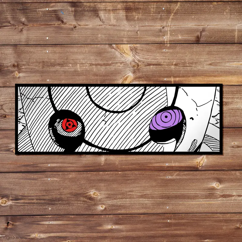 Obito Vinyl Sticker Pack - Handmade JDM Slapper Sticker for Waterproof Window, Laptop, Kindle, and Water Bottle