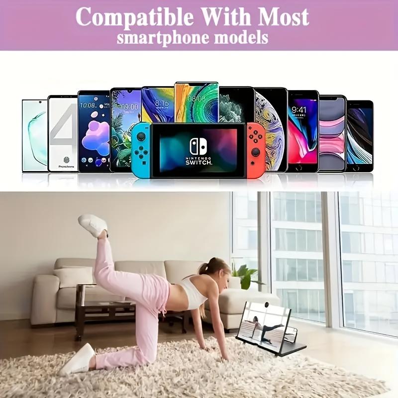 Phone Screen Magnifier Stand | Instantly Turns Your Phone into a Tablet for Easier Movie Watching, Hands-Free & Eye-Friendly Design with Foldable Portability, Made of PVC