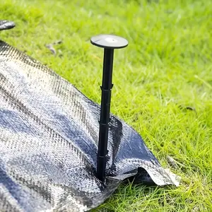 A set of 100 durable rust-proof plastic garden fixing piles, specially designed for fixing grass-proof cloths, sunshade nets and floor cloths. It adopts a hook design and is suitable for indoor and outdoor gardening.