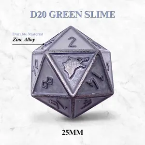 Norse Foundry Runestones™ - 25mm D20 - Green Slime