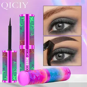 QICIY 2pcs QICIY 4-Color -Off Eyebrow Mascara Semi-Permanent Eyebrow Pencil, Waterproof And-Proof, And Long-Lasting -Off Eyebrow Mascara, Waterproof And Long-Lasting Eyebrow Mascara, Color with a Make