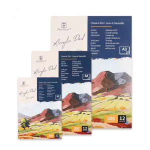 3-Piece Set Acrylic Paint Books A3/a4/a5 Watercolor Paper, Thick Professional Art Supplies for Drawing & Painting, Diy Painting Supplies