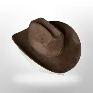 Yellowstone Cowboy Vegan Suede: Chocolate / Medium