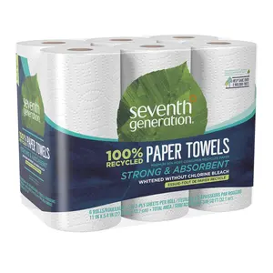 4-Packs: 2-Ply 6-Count Seventh Generation 100% Recycled Paper Towels