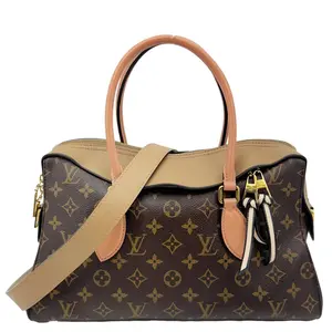 Pre-owned Louis Vuitton Monogram Canvas Shoulder Bags Tuileries Shoulder Bag Sesame