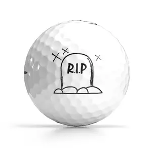OnCore Golf RIP Graveyard Logo Golf Balls - Halloween Limited Edition, Custom Logo Golf Balls for Golfers