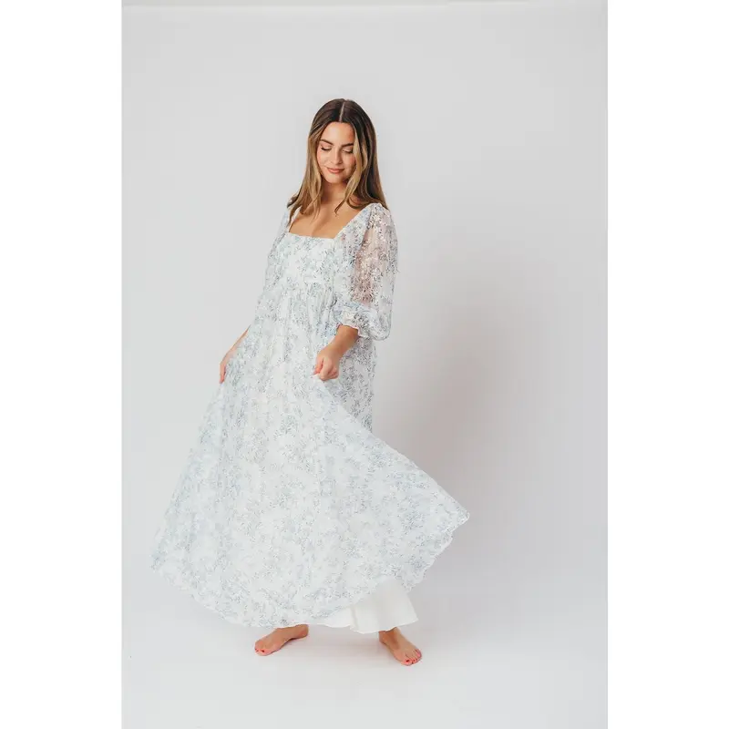 white christmas dresses Sienna Smocked Maternity & Nursing Dress – Ivory