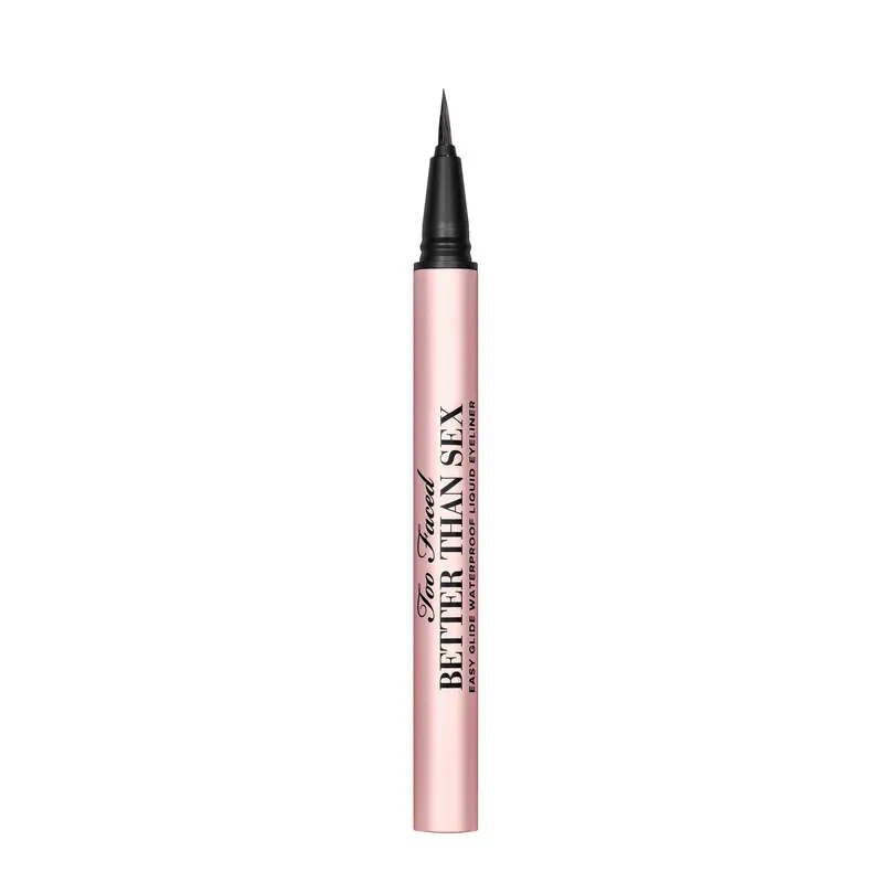 Too Faced Better Than Sex Easy Glide Liquid Eyeliner | 24-Hour Wear, Flake Proof, Smudge Proof, Waterproof Formula
