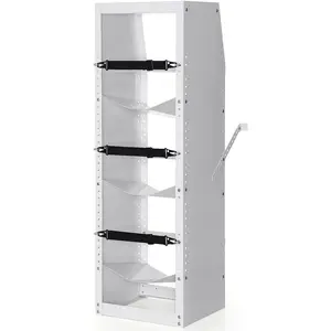 【Father's Day】VEVOR Refrigerant Tank Rack, with 3 x 30-50lb Bottle Tanks, Cylinder Tank Rack 14.64x13.97x46.06 in, Refrigerant Cylinder Rack Gas Cylinder Racks and Holders for Freon, Gases, Oxygen, Nitrogen Adjustable Organiser