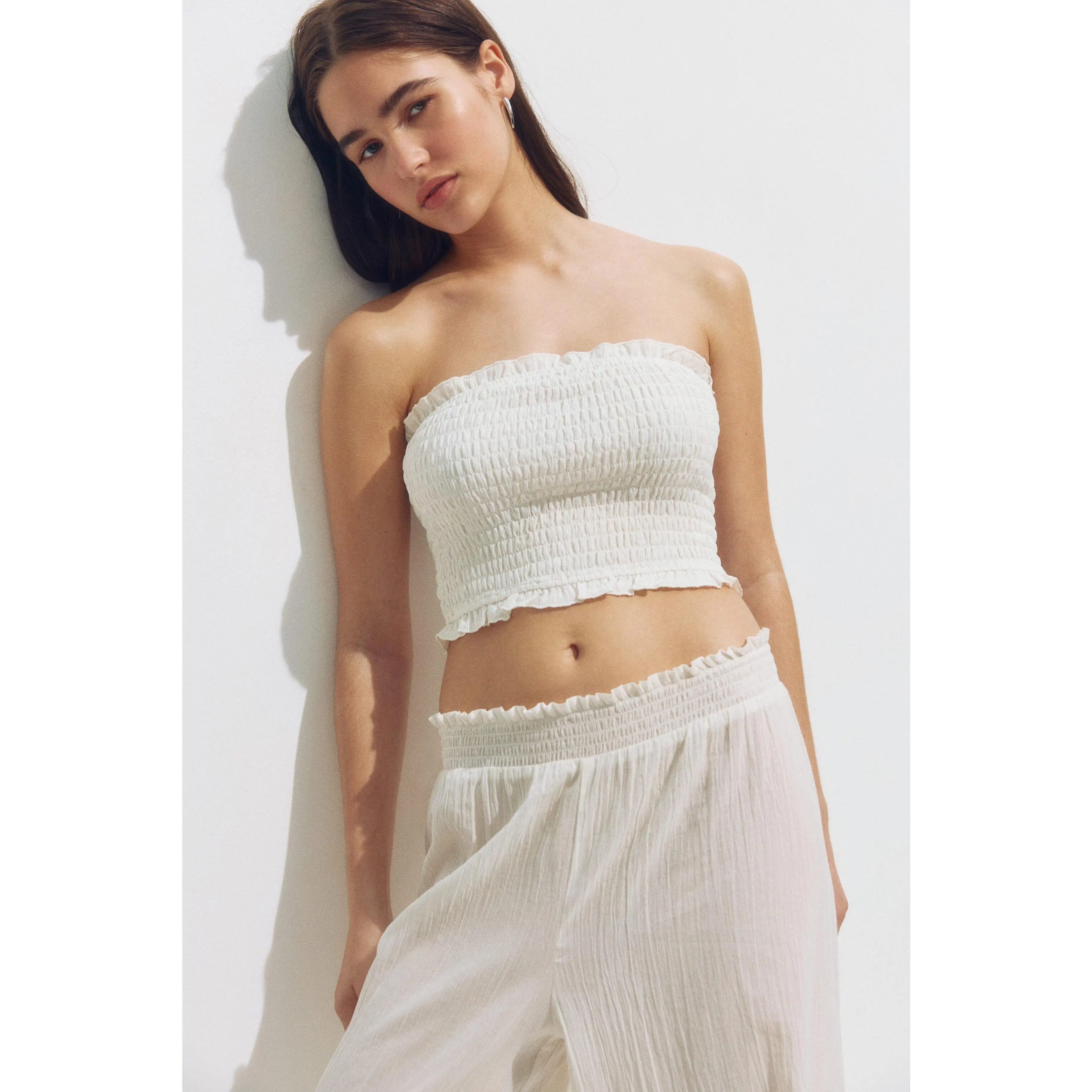H&M Smocked beach tube top