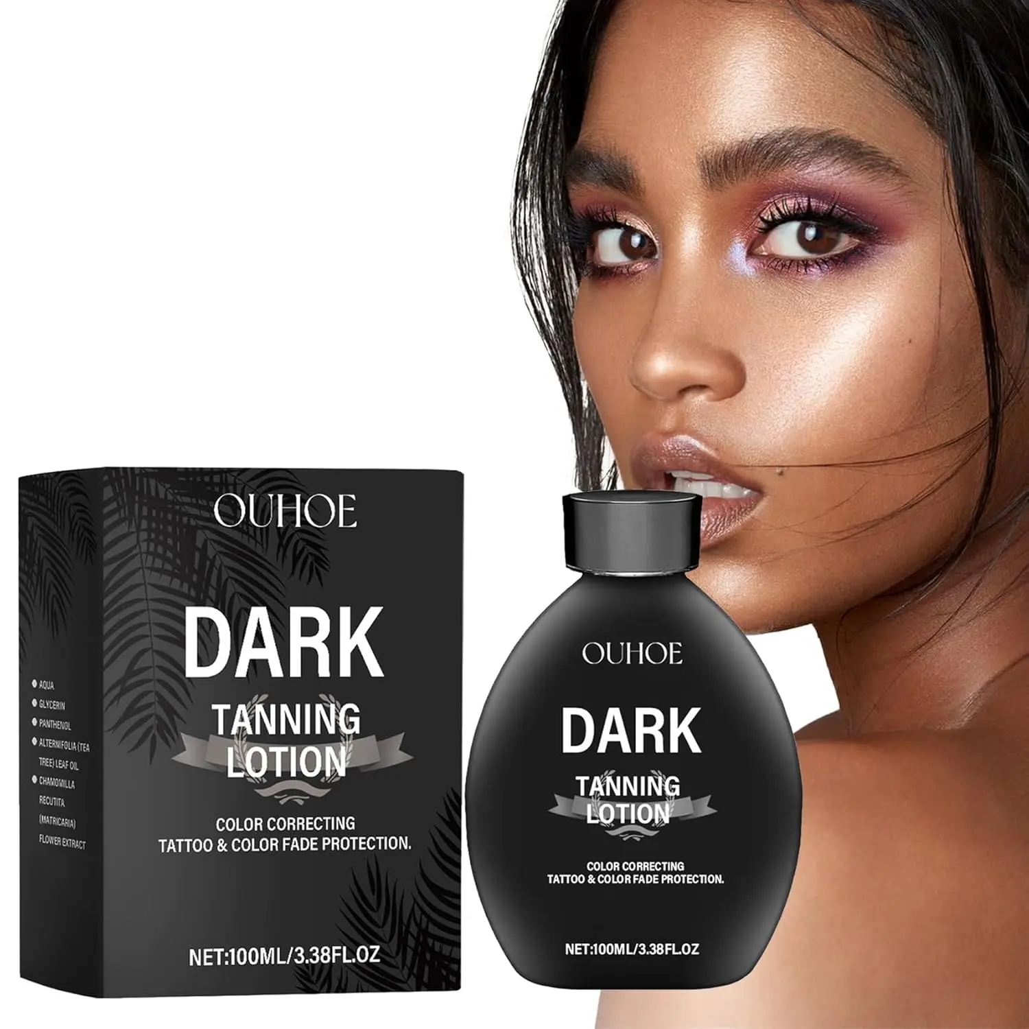 Tanning Gel, Ouhoe Intensive Tanning Gel, Browning and Bronzing Tan Accelerator, Waterproof and Sun-Proof, For Sunbeds & Outdoor Sun (1) tanning  drops