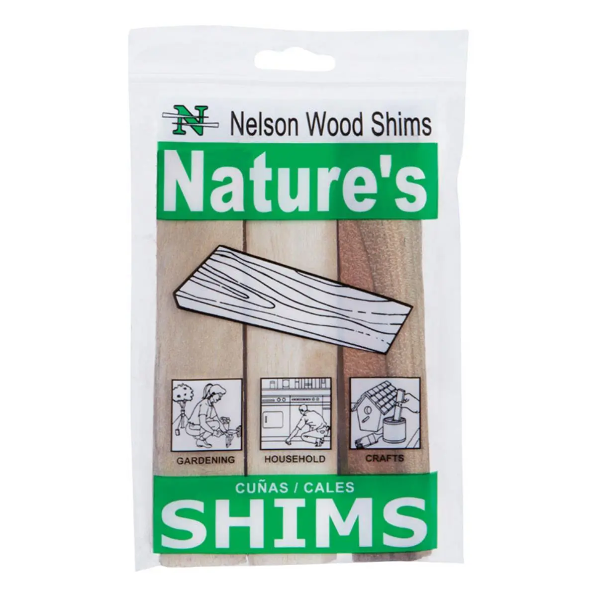 Wood Shims, Pack of 9